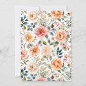 Sie ist vom Markt der Brautdusche eingeladen Einladung (Rückseite)