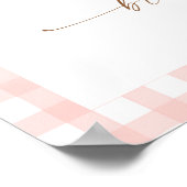 Sie ist vom Markt des Blumenhandels willkommen Poster (Ecke)