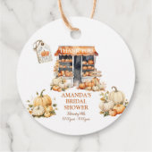 Sie ist vom Markt fallen Pumpkin, danke Geschenkanhänger (Rückseite)