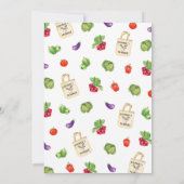 Sie ist vom Markt für Bauern-Brautparty abgeschnit Einladung (Rückseite)