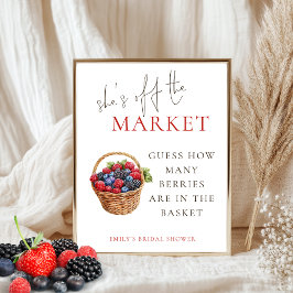 Sie ist vom Markt ratet, wie viele Brautpartys Poster