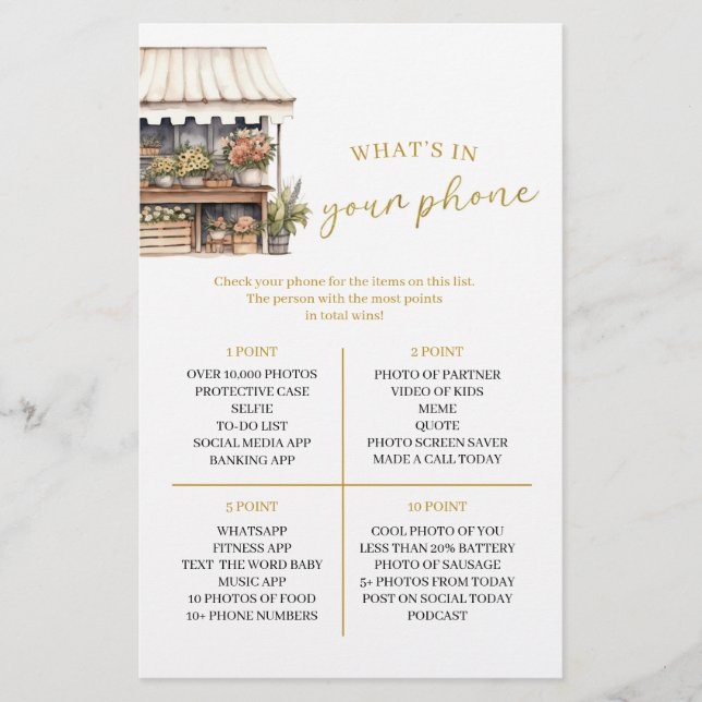 Sie ist vom Markt, was in Ihrem Handyspiel steckt (Vorderseite)