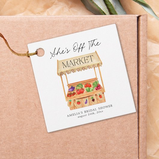 Sie ist vom Markt weg Geschenkanhänger