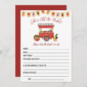 Sie ist von den Brautparty Advice Cards Einladung (Vorne/Hinten)