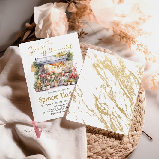 Sie ist von der Brautdusche-Einladung weg Einladung