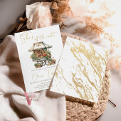 Sie ist von der Brautdusche-Einladung weg Einladung