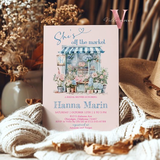 Sie ist von der Brautdusche-Einladung weg Einladung