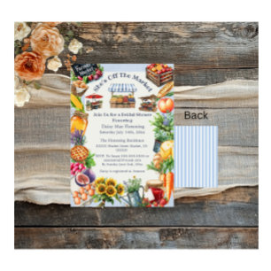 Sie ist von der Brautdusche-Einladung weg Einladung