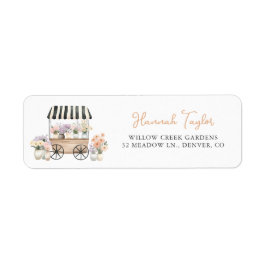 Sie ist von der Market-Floral-Brautparty-Adresse