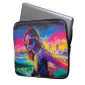 Sie ist weg laptopschutzhülle (Vorderseite Links)