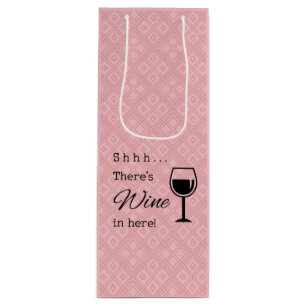 Sie ist Wein hier drin Geschenktüte Für Weinflaschen