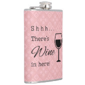 Sie ist Wein hier Rose Dreieck Gemustert Flachmann (Rechts)