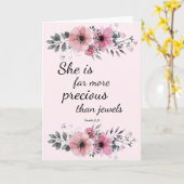 Sie ist weitaus Wertvoller als Juwelen Karte (Gelbe Blume)