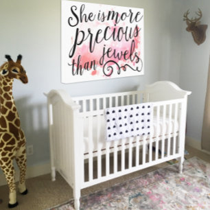 Sie ist Wertvoller als Juwelen Abstrakt Leinwanddruck