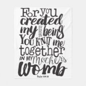 Sie ist wertvoller als Juwelen Sprichwörter White Fleecedecke (Vorderseite)