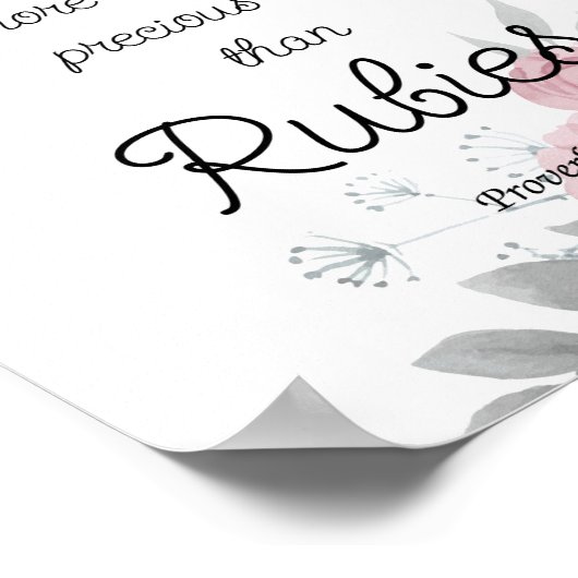 Sie ist Wertvoller als Ruben Poster (Ecke)