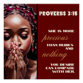 Sie ist Wertvoller als Rubies Glossy Poster (Vorderseite)