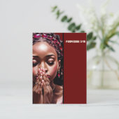 Sie ist Wertvoller als Rubies Glossy Poster Postkarte (Stehend Vorderseite)