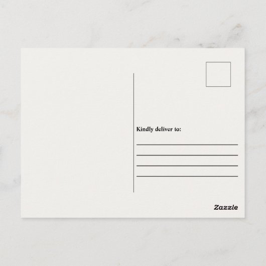 Sie ist Wertvoller als Rubies Glossy Poster Postkarte (Rückseite)