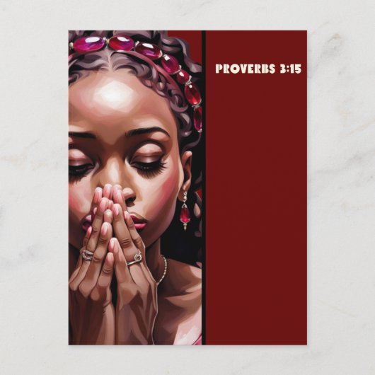 Sie ist Wertvoller als Rubies Glossy Poster Postkarte (Vorderseite)