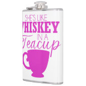 Sie ist wie Whisky in einer Teacup-Flasche Flachmann (Links)