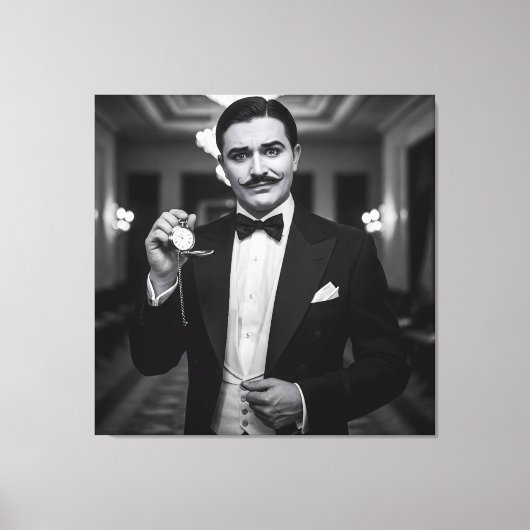 Sie ist wieder zu spät, nehmen Sie eins, 1920er vo Leinwanddruck (Vorderseite)