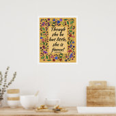 Sie ist wild poster (Küche)