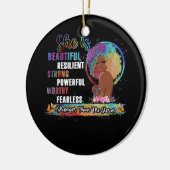 Sie ist wunderbar widerstandsfähig, stark genug keramik ornament (Links)