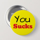 Sie ist zum Kotzen Button (Vorne & Hinten)