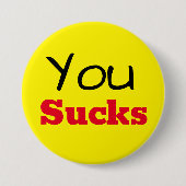 Sie ist zum Kotzen Button (Vorderseite)