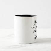 Sie ist zwar wenig, aber sie ist heftig. zweifarbige tasse (Mittel)