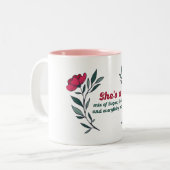 Sie ist zweifarbige tasse (Vorderseite Links)