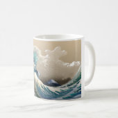 sie japan Wellenreiten Kaffeetasse (VorderseiteRechts)