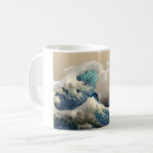 sie japan Wellenreiten Kaffeetasse (Vorderseite Links)