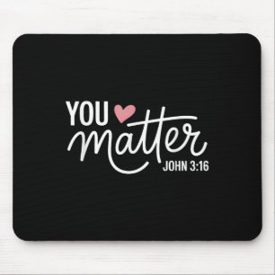 Sie John 3 16 Bible Verse Christliche Glaubenssatz Mousepad