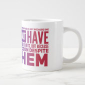 Sie Jumbo-Tasse (Rechts)