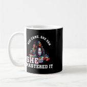 Sie kam, als sie sah, wie sie das Schwarze Mädchen Kaffeetasse (Links)