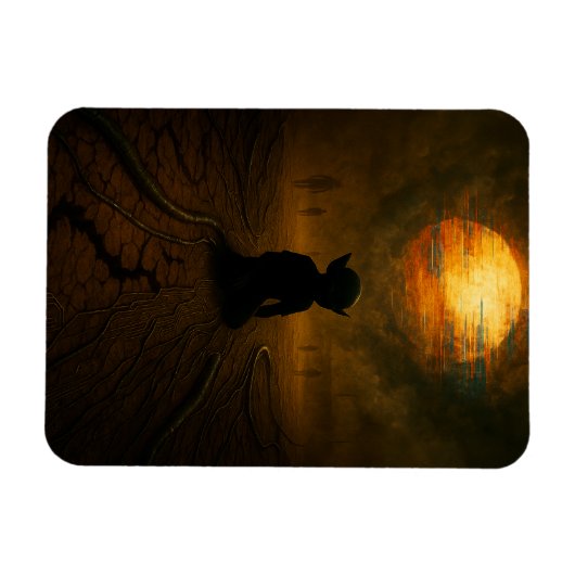 Sie kamen, als die Sonne schmolz Magnet (Horizontal)