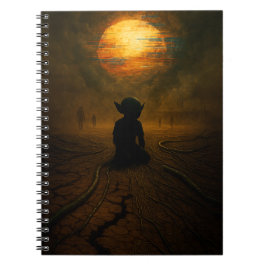 Sie kamen, als die Sonne schmolz Notizblock