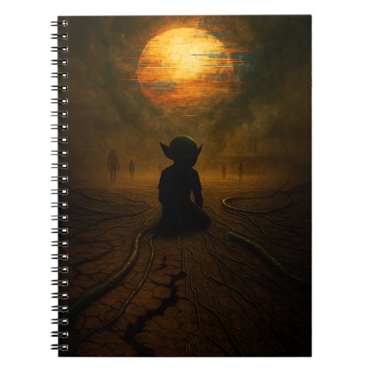 Sie kamen, als die Sonne schmolz Notizblock (Vorderseite)