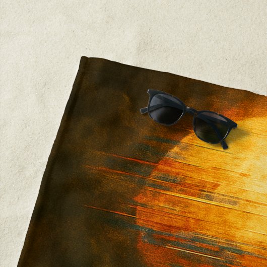 Sie kamen, als die Sonne schmolz Strandtuch (Beispiel)