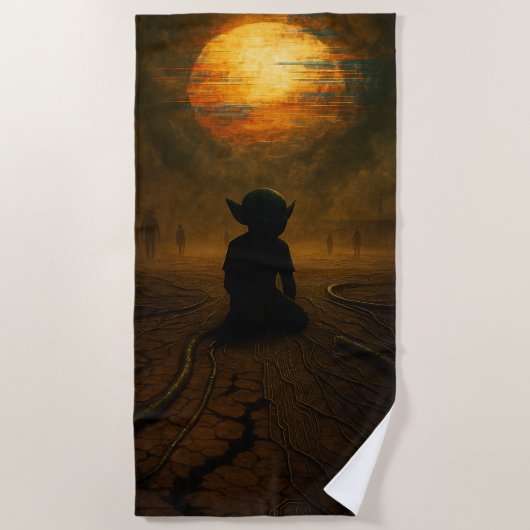 Sie kamen, als die Sonne schmolz Strandtuch (Vorderseite)