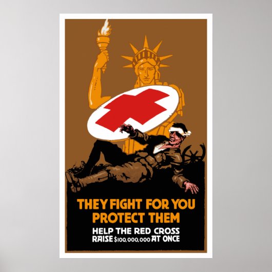 Sie kämpfen für dich, um sie zu schützen poster (Vorne)