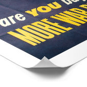 Sie kämpfen härter als je zuvor poster (Ecke)