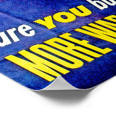 Sie kämpfen härter als je zuvor poster (Ecke)