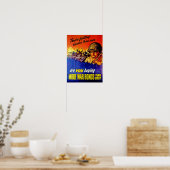 Sie kämpfen härter denn je poster (Küche)