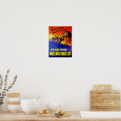 Sie kämpfen härter denn je poster (Küche)