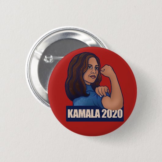 Sie kann es KAMALA 2020 Abstimmung Kamala Harris Button (Vorne & Hinten)