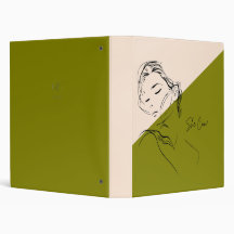 "Sie kann" minimalistischer Mode-Skizzenordner