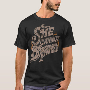 Sie kann nicht gezähmt Vector Retro-Stil-Design vo T-Shirt